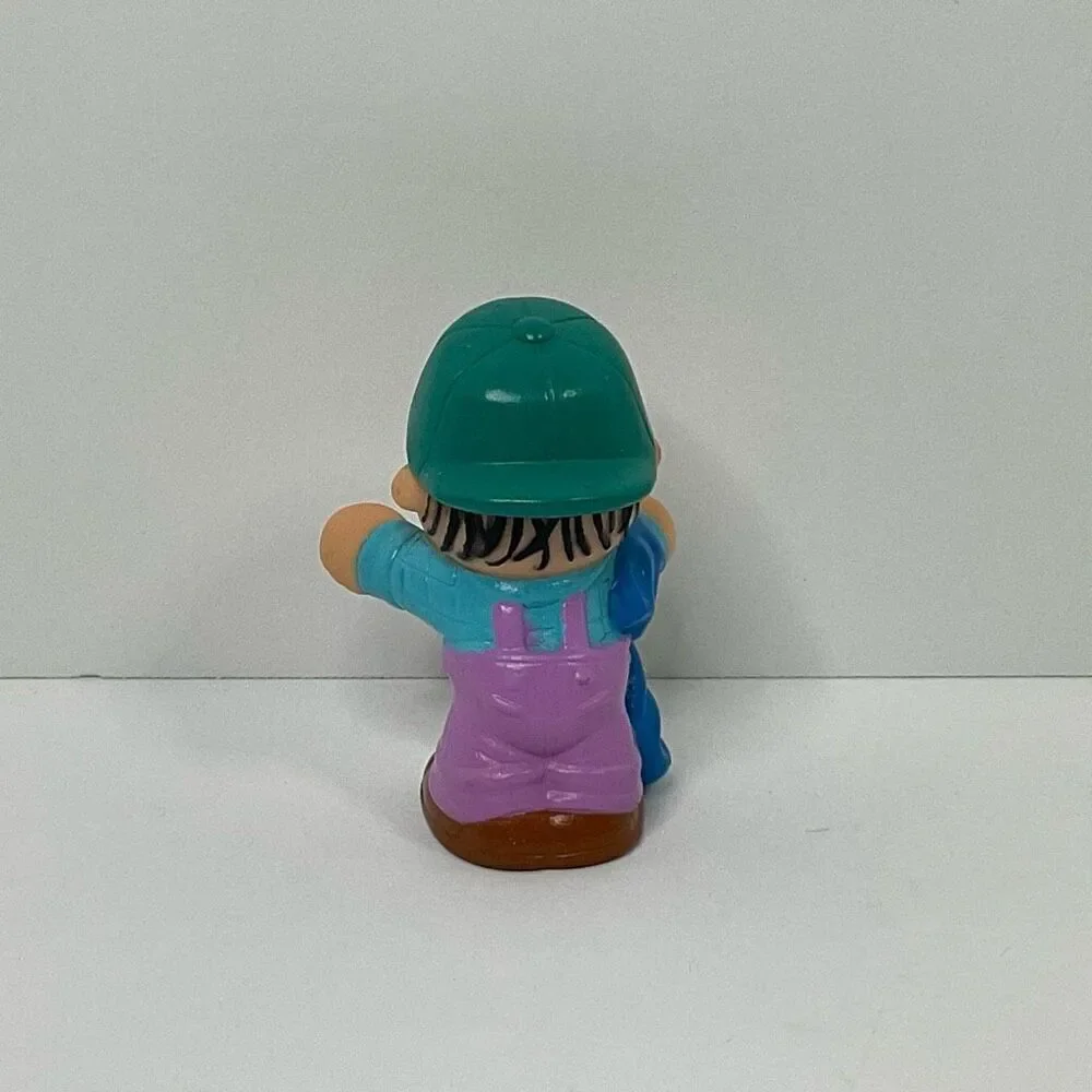 vtg mcdonalds happy meal toy peanuts farm linus charlie brown figure 2.5 inch lo